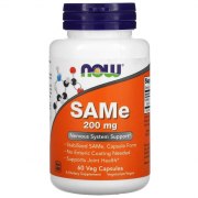 Заказать NOW SAM-E 200 мг 60 вег капс N